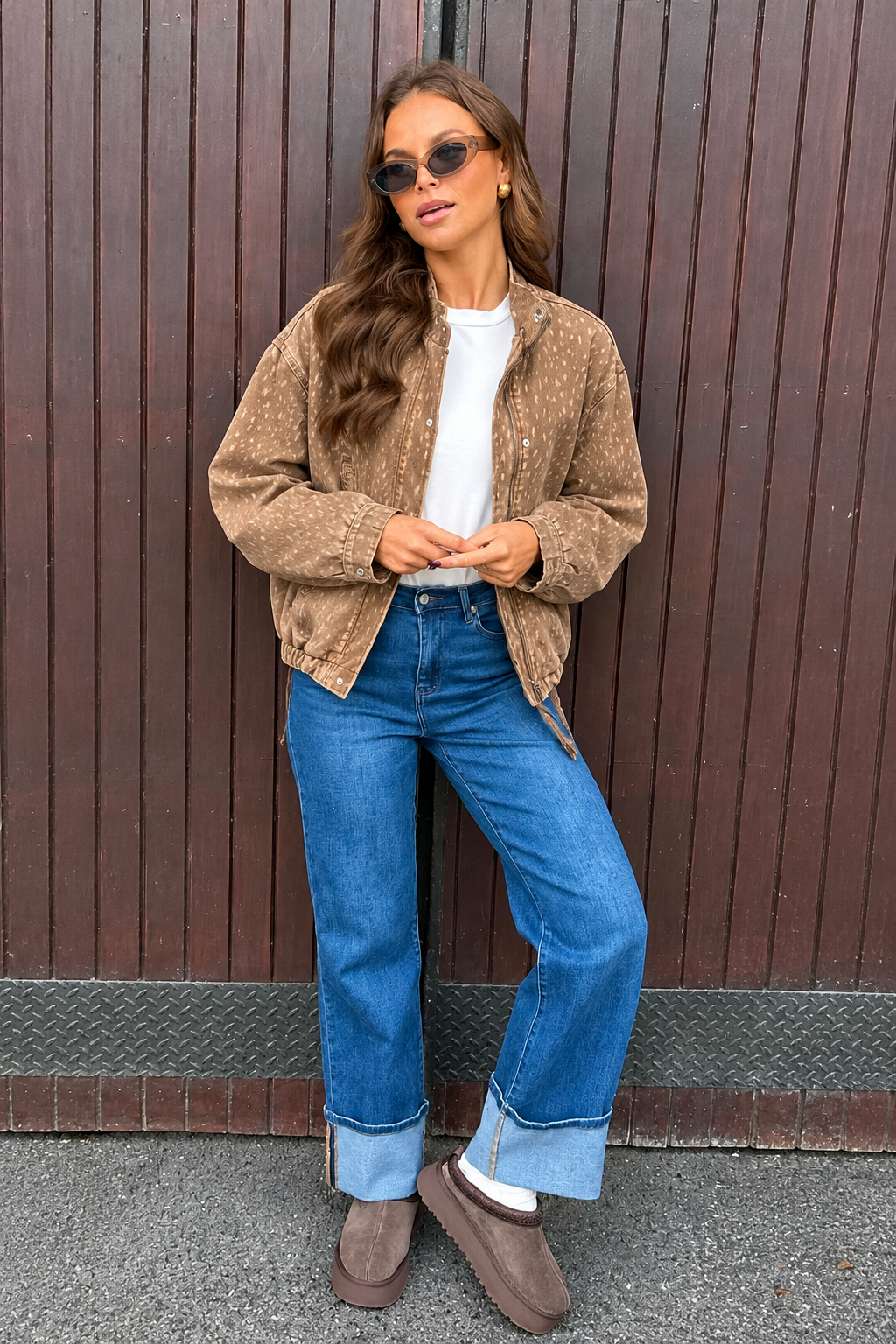 Deer Print Jacket