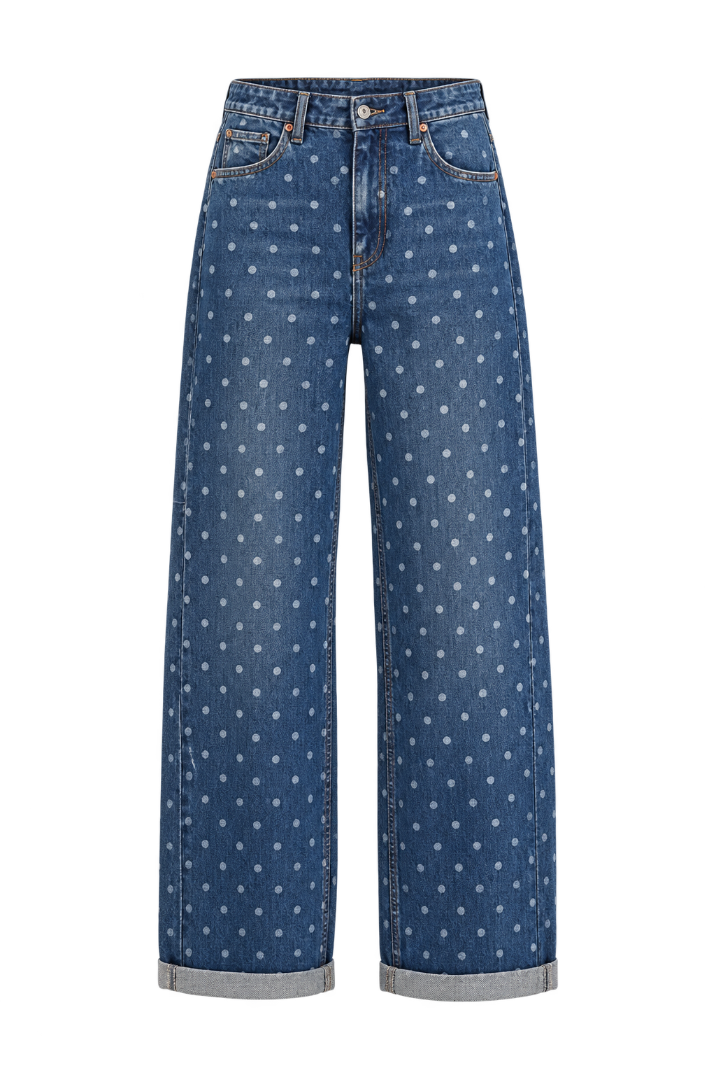 Denim Polka Jeans