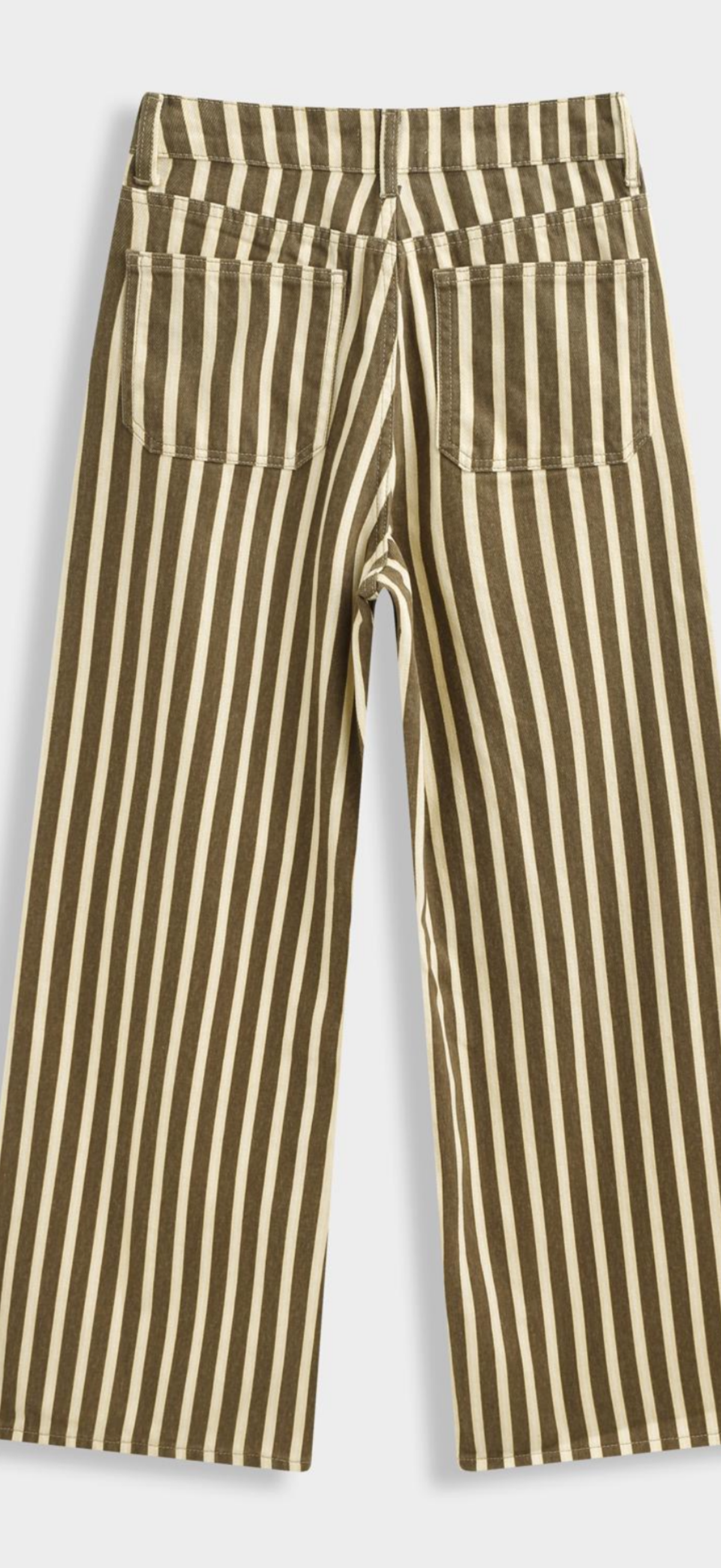 Brown Stripe Jeans