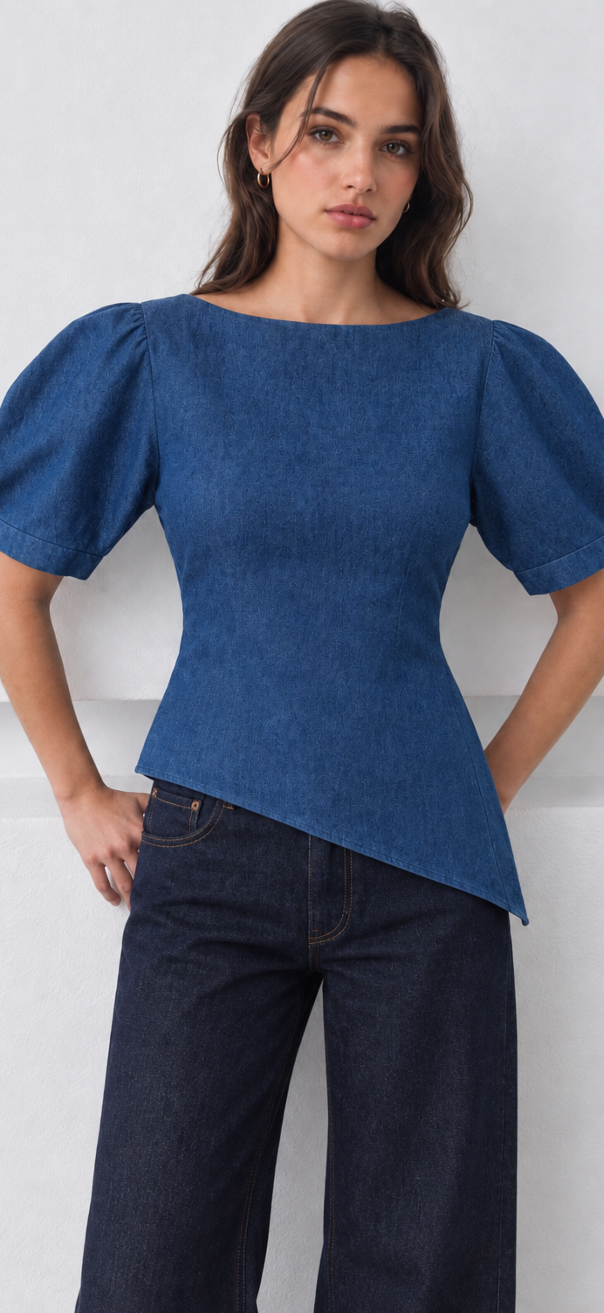 Denim Jo Jo Top
