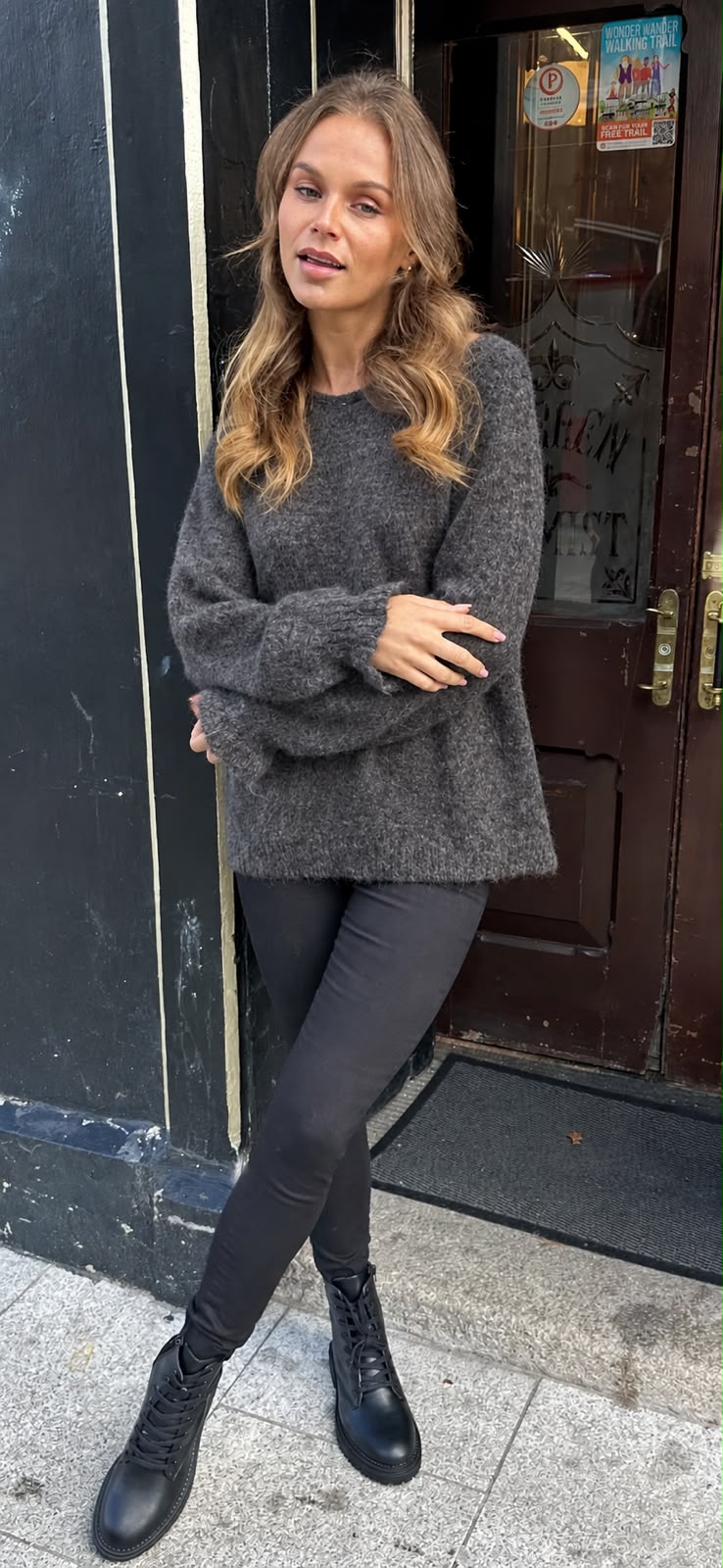 Grey Maci Knit